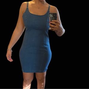 Jean Bodycon Dress